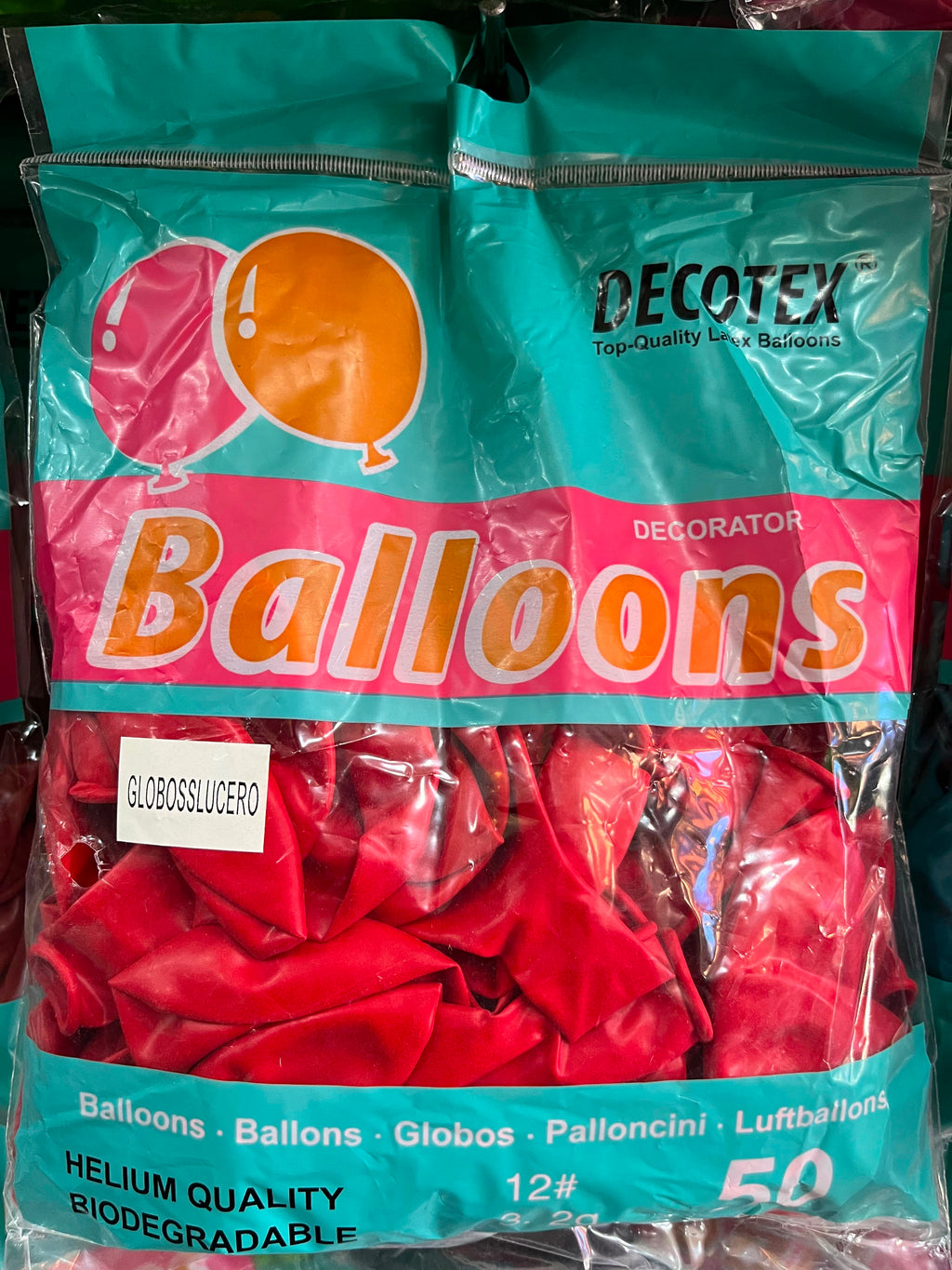 Globos 12” 50 PCs